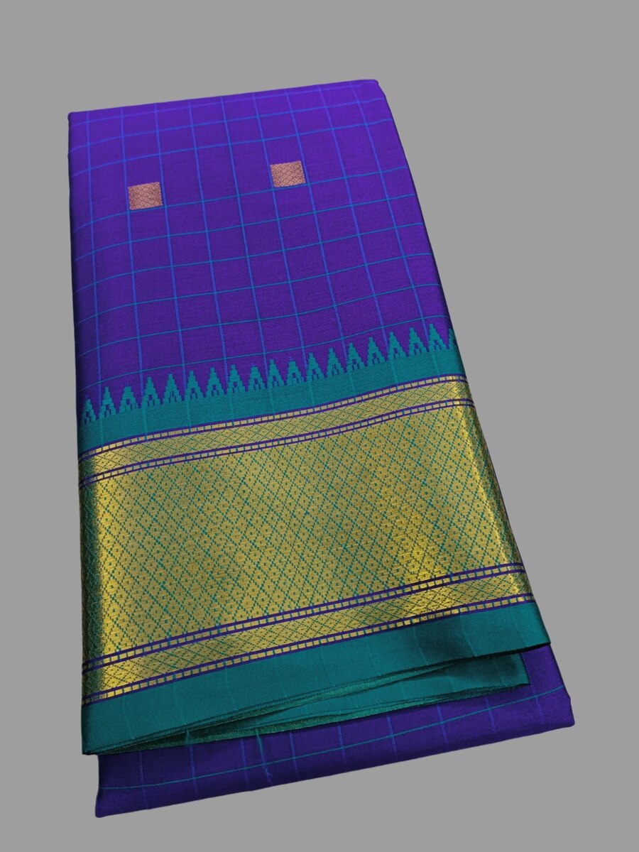 DESIGNER LICHI COTTON JACQUARD WEAVING WORK SAREE WITH UNSTITCHED BLOUSE FESTIVAL WEAR WHOLESALE PRICE ETHNIC GARMENT (9)