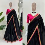 DESIGNER MULMUL COTTON LACE WITH HEAVY LATKAN WORK SAREE WITH UNSTITCHED BLOUSE PARTY WEAR WHOLESALE PRICE ETHNIC GARMENT (3)