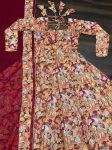 DESIGNER MUSLIN EMBROIDERY WITH DIGITAL PRINT WORK GOWN BOTTOM WITH DUPATTA FESTIVAL WEAR WHOLESALE PRICE ETHNIC GARMENT (8)