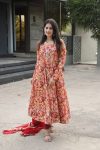 DESIGNER MUSLIN EMBROIDERY WITH DIGITAL PRINT WORK GOWN BOTTOM WITH DUPATTA FESTIVAL WEAR WHOLESALE PRICE ETHNIC GARMENT (8)