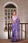 DESIGNER ORGANZA SILK DIGITAL PRINTED HANDWORK SAREE WITH UNSTITCHED BLOUSE PARTY WEAR WHOLESALE PRICE ETHNIC GARMENT (4)