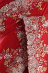 DESIGNER RANGOLI SILK EMBROIDREY PIPING BORDER SAREE WITH UNSTITCHED BLOUSE PARTY WEAR WHOLESALE PRICE ETHNIC GARMENT (14)