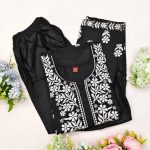 DESIGNER RAYON CHICKENKARI WORK TOP PALAZZO SET CASUAL WEAR WHOLESALE PRICE ETHNIC GARMENT (24)