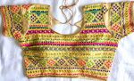 DESIGNER SILK THREAD AND FOIL MIRROR WORK READY TO WEAR BLOUSE FESTIVAL WEAR WHOLESALE PRICE ETHNIC GARMENT (10)