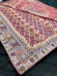 DESIGNER SOFT NET EMBROIDERY WORK SAREE WITH UNSTITCHED BLOUSE PARTY WEAR WHOLESALE PRICE ETHNIC GARMENT (11)