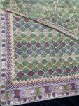 DESIGNER SOFT NET EMBROIDERY WORK SAREE WITH UNSTITCHED BLOUSE PARTY WEAR WHOLESALE PRICE ETHNIC GARMENT (3)