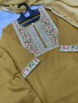 FANCY COTTON EMBROIDERY WORK TOP BOTTOM WITH DUPATTA PARTY WEAR WHOLESALE PRICE ETHNIC GARMENT (11)
