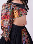 FANCY COTTON SILK PRINTED DESIGNER SLEEVE DESIGN KID’S TOP WITH SKIRT PARTY WEAR WHOLESALE PRICE ETHNIC GARMENT (3)