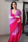 FANCY GEORGETTE MULTI COLOR DIGITAL PRINT WORK READY TO WEAR SAREE WITH UNSTITCHED BLOUSE PARTY WEAR WHOLESALE PRICE ETHNIC GARMENT (1)