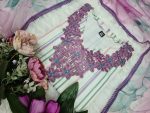 FANCY ORGANZA TABBY SILK EMBROIDERY WORK TOP BOTTOM WITH DUPATTA PARTY WEAR WHOLESALE PRICE ETHNIC GARMENT (2)