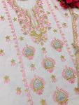 FANCY ORGANZA THREAD SEQUENCE WORK SALWAR KAMEEZ SUIT PARTY WEAR WHOLESALE PRICE ETHNIC GARMENT (5)