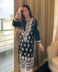 FANCY RAYON CHIKANKARI WORK READY TO WEAR KURTI WITH PALAZZO PARTY WEAR WHOLESALE PRICE ETHNIC GARMENT (2)