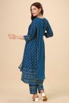 FASHIONABLE CHIFFON EMBROIDERY WORK NAYRA CUT KURTI BOTTOM WITH DUPATTA PARTY WEAR WHOLESALE PRICE ETHNIC GARMENT (7)