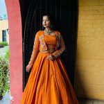 FASHIONABLE CHINON EMBROIDERY SEQUENCE THREAD WORK LEHENGA CHOLI WITH KOTI PARTY WEAR WHOLESALE PRICE ETHNIC GARMENT (8)