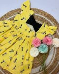 FASHIONABLE COTTON PRINT WORK KIDS FROCK PARTY WEAR WHOLESALE PRICE ETHJNIC GARMENT (7)