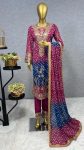 FASHIONABLE GEORGETTE EMBROIDERY SEQUENCE WORK TOP BOTTOM WITH DUPATTA PARTY WEAR WHOLESALE PRICE ETHNIC GARMENT (13)