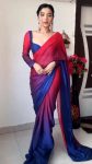 FASHIONABLE GEORGETTE MULTI COLOR DIGITAL PRINT WORK READY TO WEAR SAREE WITH UNSTITCHED BLOUSE PARTY WEAR WHOLESALE PRICE ETHNIC GARMENT (1)