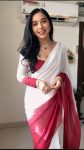FASHIONABLE GEORGETTE WHITE WITH MAROON COLOR DIGITAL PRINT WORK READY TO WEAR SAREE WITH UNSTITCHED BLOUSE PARTY WEAR WHOLESALE PRICE ETHNIC GARMENT (1).jpg