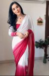 FASHIONABLE GEORGETTE WHITE WITH MAROON COLOR DIGITAL PRINT WORK READY TO WEAR SAREE WITH UNSTITCHED BLOUSE PARTY WEAR WHOLESALE PRICE ETHNIC GARMENT (1).jpg