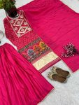 LATEST CHINON EMBROIDERY CODING SEQUENCE WORK TOP PALAZZO WITH DUPATTA PARTY WEAR WHOLESALE PRICE ETHNIC GARMENT (3)