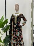 LATEST GEORGETTE THREAD SEQUENCE WORK TOP SHARARA WITH DUPATTA PARTY WEAR WHOLESALE PRICE ETHNIC GARMENT (2)