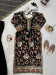 LATEST GEORGETTE THREAD SEQUENCE WORK TOP SHARARA WITH DUPATTA PARTY WEAR WHOLESALE PRICE ETHNIC GARMENT (2)
