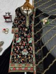 LATEST GEORGETTE THREAD SEQUENCE WORK TOP SHARARA WITH DUPATTA PARTY WEAR WHOLESALE PRICE ETHNIC GARMENT (2)