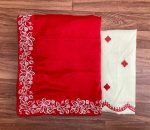 LATEST RANGOLI SILK EMBROIDERY SEQUENCE WORK SAREE WITH UNSTITCHED BLOUSE PARTY WEAR WHOLESALE PRICE ETHNIC GARMENT (4)