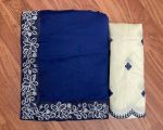 LATEST RANGOLI SILK EMBROIDERY SEQUENCE WORK SAREE WITH UNSTITCHED BLOUSE PARTY WEAR WHOLESALE PRICE ETHNIC GARMENT (3)