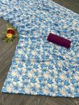 MOST PICKED JAPAN SATIN SILK PRINTED SAREE WITH UNSTITCHED BLOUSE PARTY WEAR WHOLESALE PRICE ETHNIC GARMENT (3)