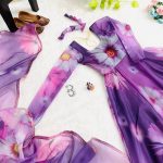 NEW ARRIVAL ORAGANZA TABBY SILK DIGITAL PRINTED GOWN WITH DUPATTA PARTY WEAR WHOLESALE PRICE ETHNIC GARMENT (15)