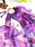 NEW ARRIVAL ORAGANZA TABBY SILK DIGITAL PRINTED GOWN WITH DUPATTA PARTY WEAR WHOLESALE PRICE ETHNIC GARMENT (15)