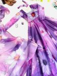 NEW ARRIVAL ORAGANZA TABBY SILK DIGITAL PRINTED GOWN WITH DUPATTA PARTY WEAR WHOLESALE PRICE ETHNIC GARMENT (15)