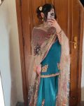 RICH LOOK CHINON SEQUENCE EMBROIDERY WORK TOP PALAZZO WITH DUPATTA FESTIVAL WEAR WHOLESALE PRICE ETHNIC GARMENT (8)
