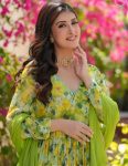 RICH LOOK GEORGETTE LINNING WITH DIGITAL PRINT WORK GOWN WITH DUPATTA FESTIVAL WEAR WHOLESALE PRICE ETHNIC GARMENT (14)