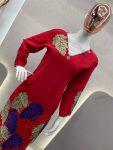 TREANDING FIYONA SILK EMBROIDERY WORK KURTI PALAZZO OFFICE WEAR WHOLESALE PRICE ETHNIC GARMENT 1 (1)