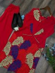 TREANDING FIYONA SILK EMBROIDERY WORK KURTI PALAZZO OFFICE WEAR WHOLESALE PRICE ETHNIC GARMENT 1 (1)