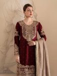 TRENDING GEORGETTE CODING SEQUENCE EMBROIDERY WORK TOP SHARARA WITH DUPATTA PARTY WEAR WHOLESALE PRICE ETHNIC GARMENT (2)