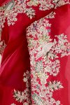 TRENDING JIMMY CHOO EMBROIDERY SEQUENCE THREAD CODING WORK SAREE WITH UNSTITCHED BLOUSE PARTY WEAR WHOLESALE PRICE ETHNIC GARMENT (2)