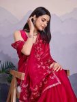 TRENDING JIMMY CHOO EMBROIDERY SEQUENCE WORK SAREE WITH UNSTITCHED BLOUSE PARTY WEAR WHOLESALE PRICE ETHNIC GARMENT (3)