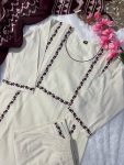 TRENDING KHADI COTTON EMBROIDERY WORK TOP BOTTOM WITH DUPATTA PARTY WEAR WHOLESALE PRICE ETHNIC GARMENT (6)