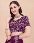 TRENDING RANGOLI SILK MULTI THREAD CODING WORK SAREE WITH UNSTITCHED BLOUSE PARTY WEAR WHOLESALE PRICE ETHNIC GARMENT (1)