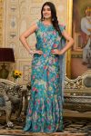 1ATTRACTIVE GEORGETTE DIGITAL PRINT WORK READY TO WEAR GOWN SAREE PARTY WEAR WHOLESALE PRICE ETHNIC GARMENT (15)