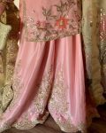 ATTRACTIVE CHINON SEQUENCE EMBROIDERY WORK TOP PALAZZO WITH DUPATTA PARTY WEAR WHOLESALE PRICE ETHNIC GARMENT (6)