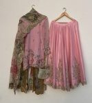 ATTRACTIVE CHINON SEQUENCE EMBROIDERY WORK TOP PALAZZO WITH DUPATTA PARTY WEAR WHOLESALE PRICE ETHNIC GARMENT (6)