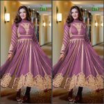 ATTRACTIVE GEORGETTE EMBROIDERY SEQUENCE WORK GOWN BOTTOM WITH DUPATTA PARTY WEAR WHOLESALE PRICE ETHNIC GARMENT (13)