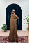 ATTRACTIVE GEORGETTE PLATES GOWN WITH EMBROIDERY WORK DUPATTA ATTACHED GOWN SAREE PARTY WEAR WHOLESALE PRICE ETHNIC GARMENT (9)