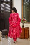 ATTRACTIVE MUSLIN DIGITAL PRINT WORK GOWN BOTTOM WITH DUPATTA FESTIVAL WEAR WHOLESALE PRICE ETHNIC GARMENT (3)