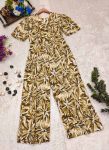 ATTRACTIVE SUGARCANE PRINTED WORK JUMPSUIT CASUAL WEAR WHOLESALE PRICE ETHNIC GARMENT 2 (2)