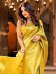 ATTTRACTIVE KANJIVARAM SILK ZARI WEAVING WORK SAREE WITH UNSTITCHED BLOUSE PARTY WEAR WHOLESALE PRICE ETHNIC GARMENT (2)